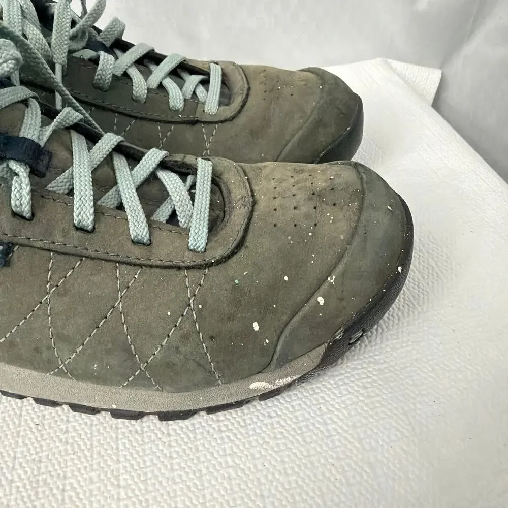 Oboz Bozeman Low Shoes Women’s Size 10.5 Leather Hiking Trail Gray